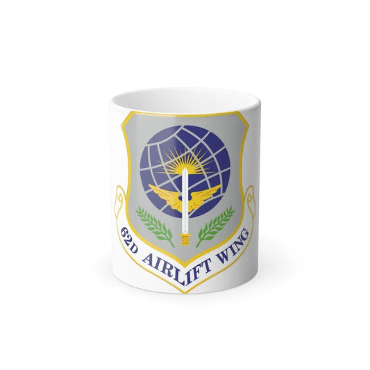 62d Airlift Wing (U.S. Air Force) Color Changing Coffee Mug-11oz-Go Mug Yourself