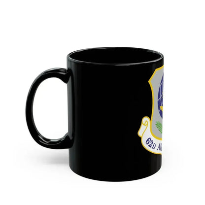 62d Airlift Wing (U.S. Air Force) Black Coffee Mug - Go Mug Yourself