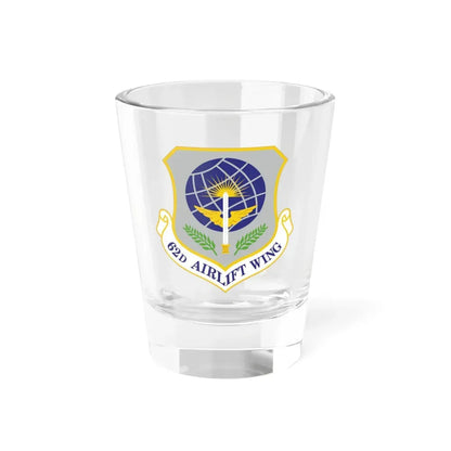 62d Airlift Wing (U.S. Air Force) Shot Glass 1.5oz 1.5oz - Go Mug Yourself