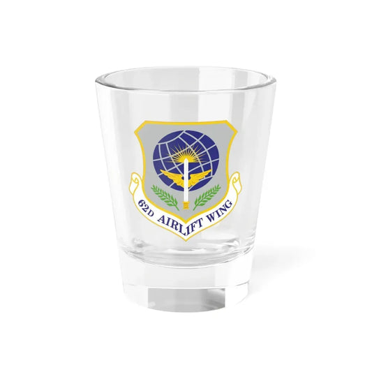 62d Airlift Wing (U.S. Air Force) Shot Glass 1.5oz 1.5oz - Go Mug Yourself
