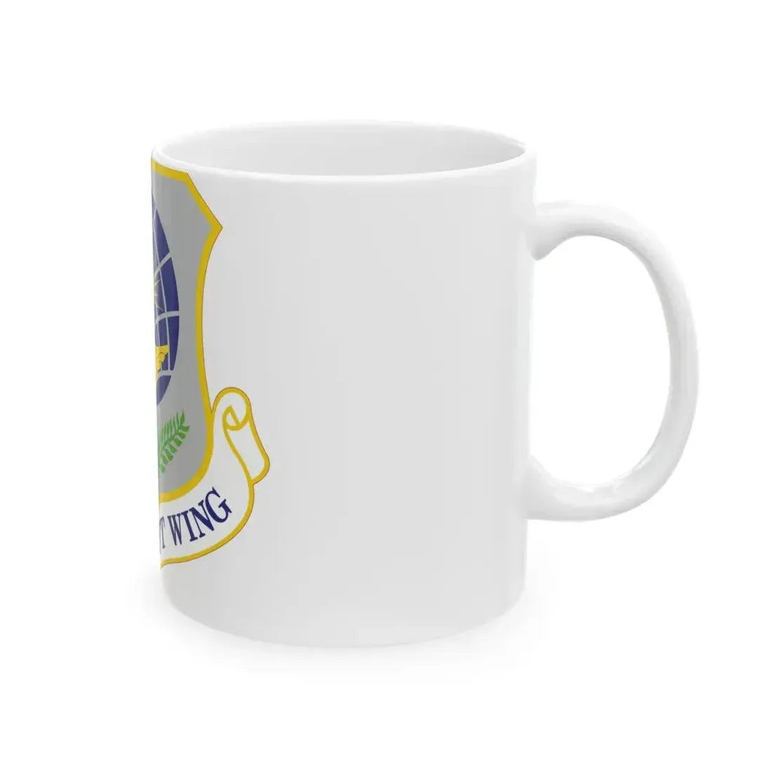 62d Airlift Wing (U.S. Air Force) White Coffee Mug - Go Mug Yourself