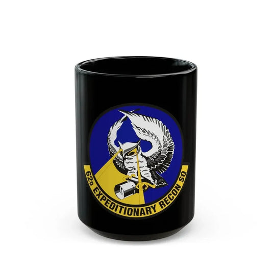 62d Expeditionary Reconnaissance Squadron (U.S. Air Force) Black Coffee Mug 15oz - Go Mug Yourself