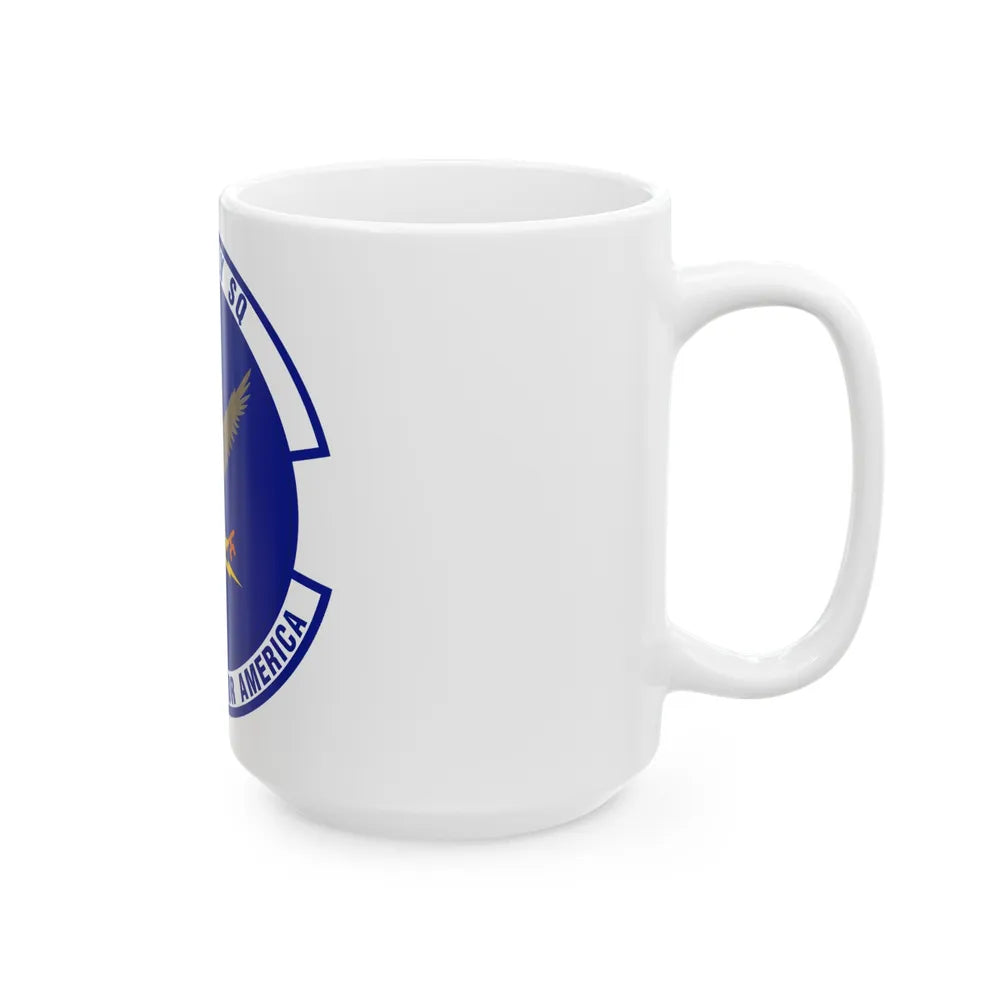 62d Supply Squadron (U.S. Air Force) White Coffee Mug-Go Mug Yourself