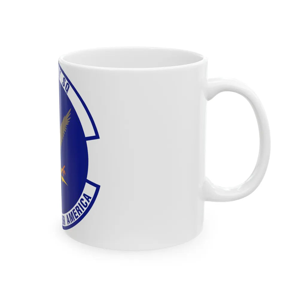 62d Supply Squadron (U.S. Air Force) White Coffee Mug-Go Mug Yourself