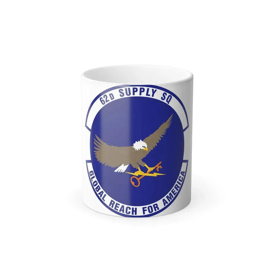 62d Supply Squadron (U.S. Air Force) Color Changing Coffee Mug 11oz - Go Mug Yourself