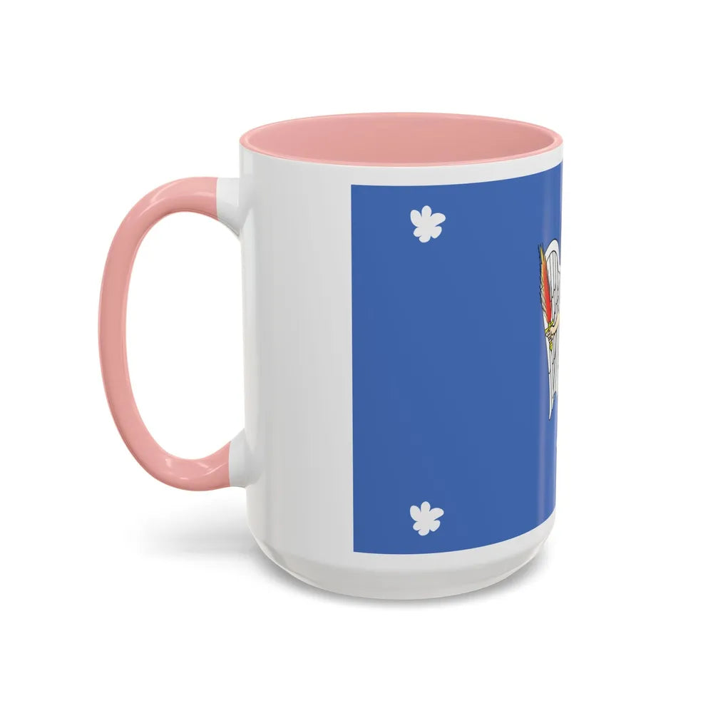 Flag of Iklin Malta - Accent Coffee Mug-Go Mug Yourself