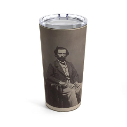 Unidentified Man Seated At Table (U.S. Civil War) Tumbler 20oz-20oz-Go Mug Yourself