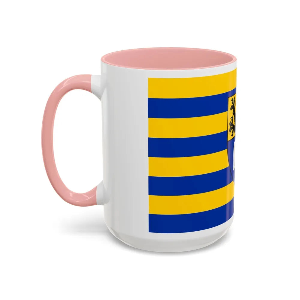 Flag of Dueren Germany - Accent Coffee Mug-Go Mug Yourself