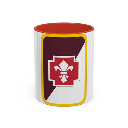 62nd Medical Brigade (U.S. Army) Accent Coffee Mug-11oz-Red-Go Mug Yourself