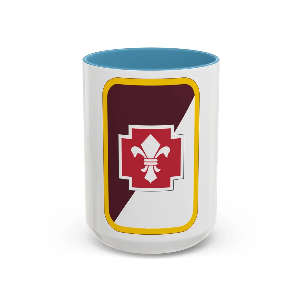 62nd Medical Brigade (U.S. Army) Accent Coffee Mug-15oz-Light Blue-Go Mug Yourself