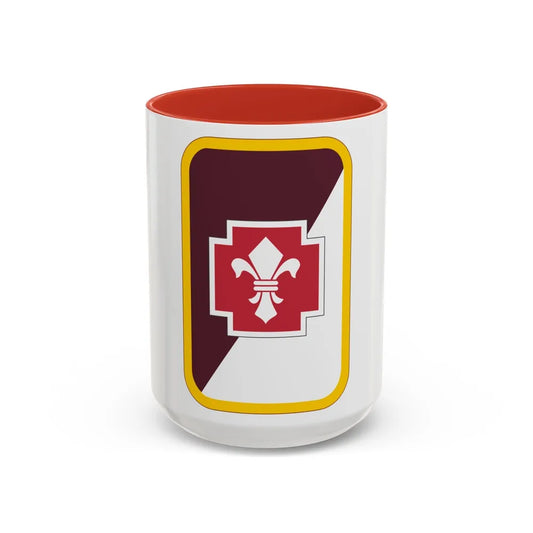 62nd Medical Brigade (U.S. Army) Accent Coffee Mug-15oz-Red-Go Mug Yourself