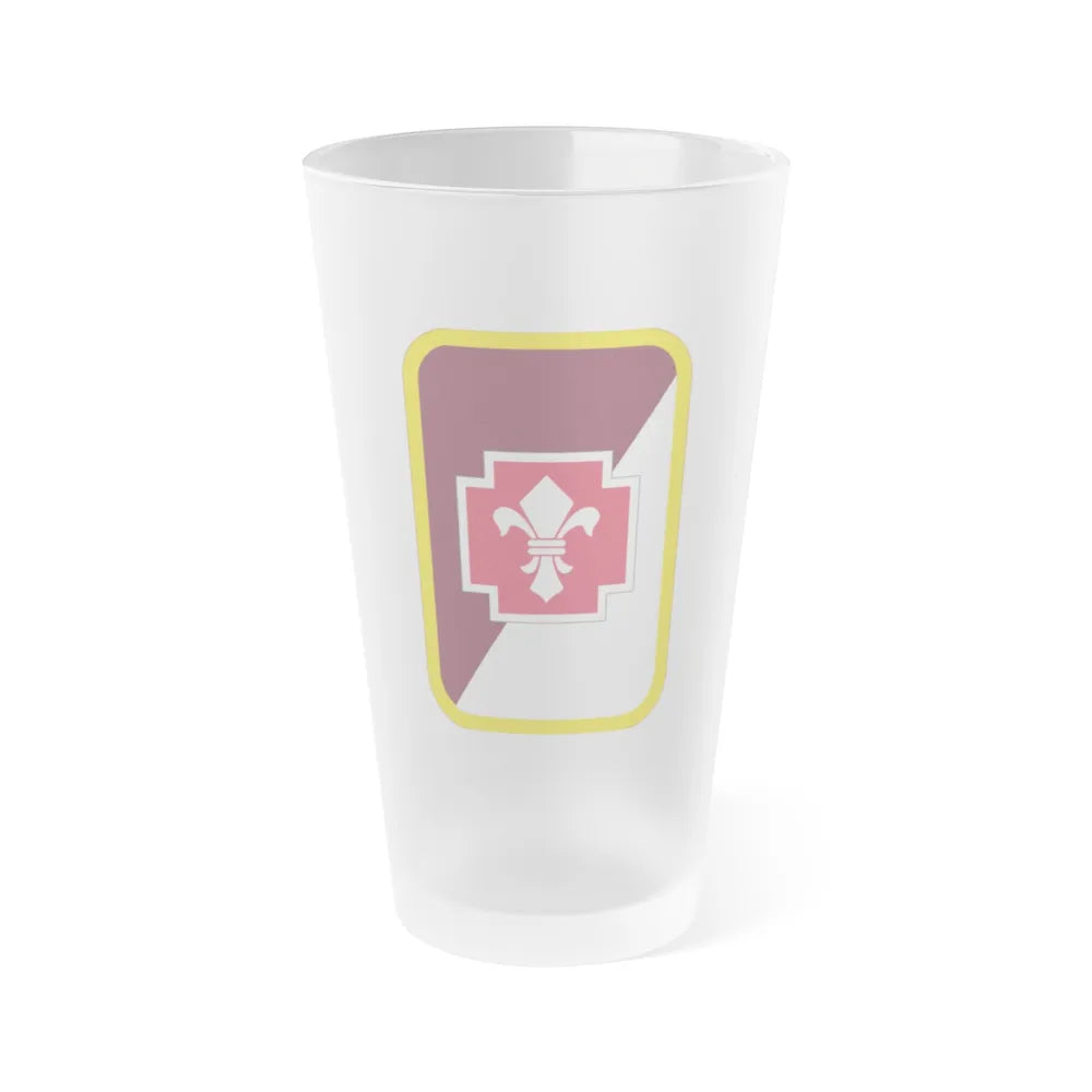 62nd Medical Brigade (U.S. Army) Frosted Pint Glass 16oz-Go Mug Yourself