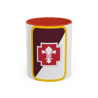62nd Medical Brigade (U.S. Army) Accent Coffee Mug 11oz Red - Go Mug Yourself