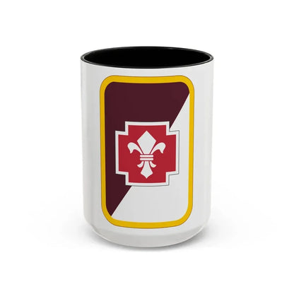 62nd Medical Brigade (U.S. Army) Accent Coffee Mug 15oz Black - Go Mug Yourself