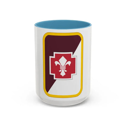 62nd Medical Brigade (U.S. Army) Accent Coffee Mug 15oz Light Blue - Go Mug Yourself