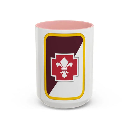 62nd Medical Brigade (U.S. Army) Accent Coffee Mug 15oz Pink - Go Mug Yourself