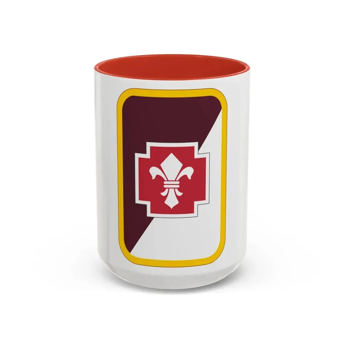62nd Medical Brigade (U.S. Army) Accent Coffee Mug 15oz Red - Go Mug Yourself