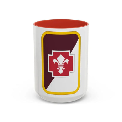 62nd Medical Brigade (U.S. Army) Accent Coffee Mug 15oz Red - Go Mug Yourself