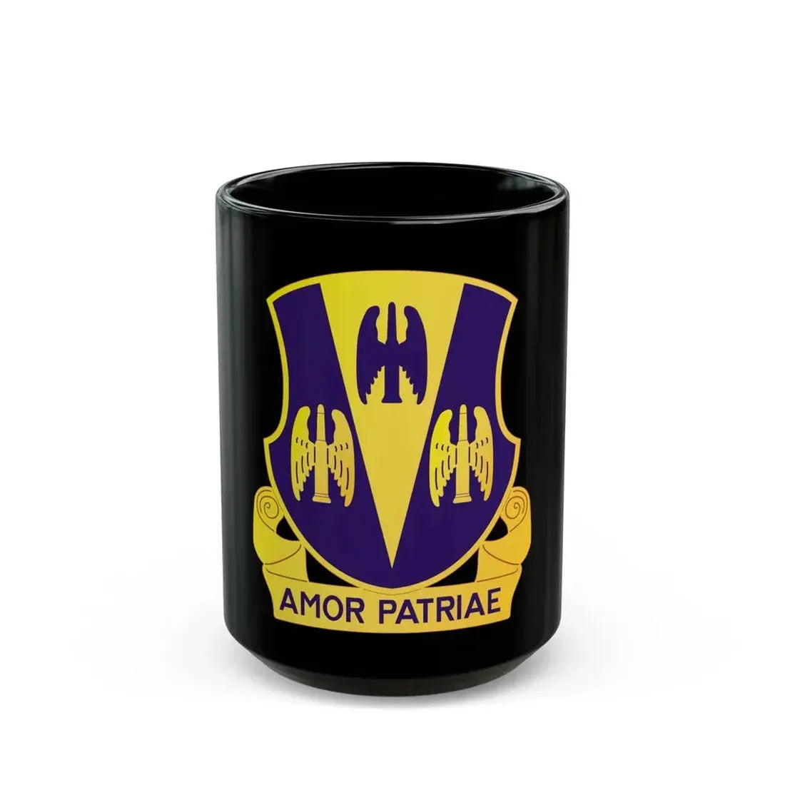63 Antiaircraft Artillery Battalion (U.S. Army) Black Coffee Mug 15oz - Go Mug Yourself