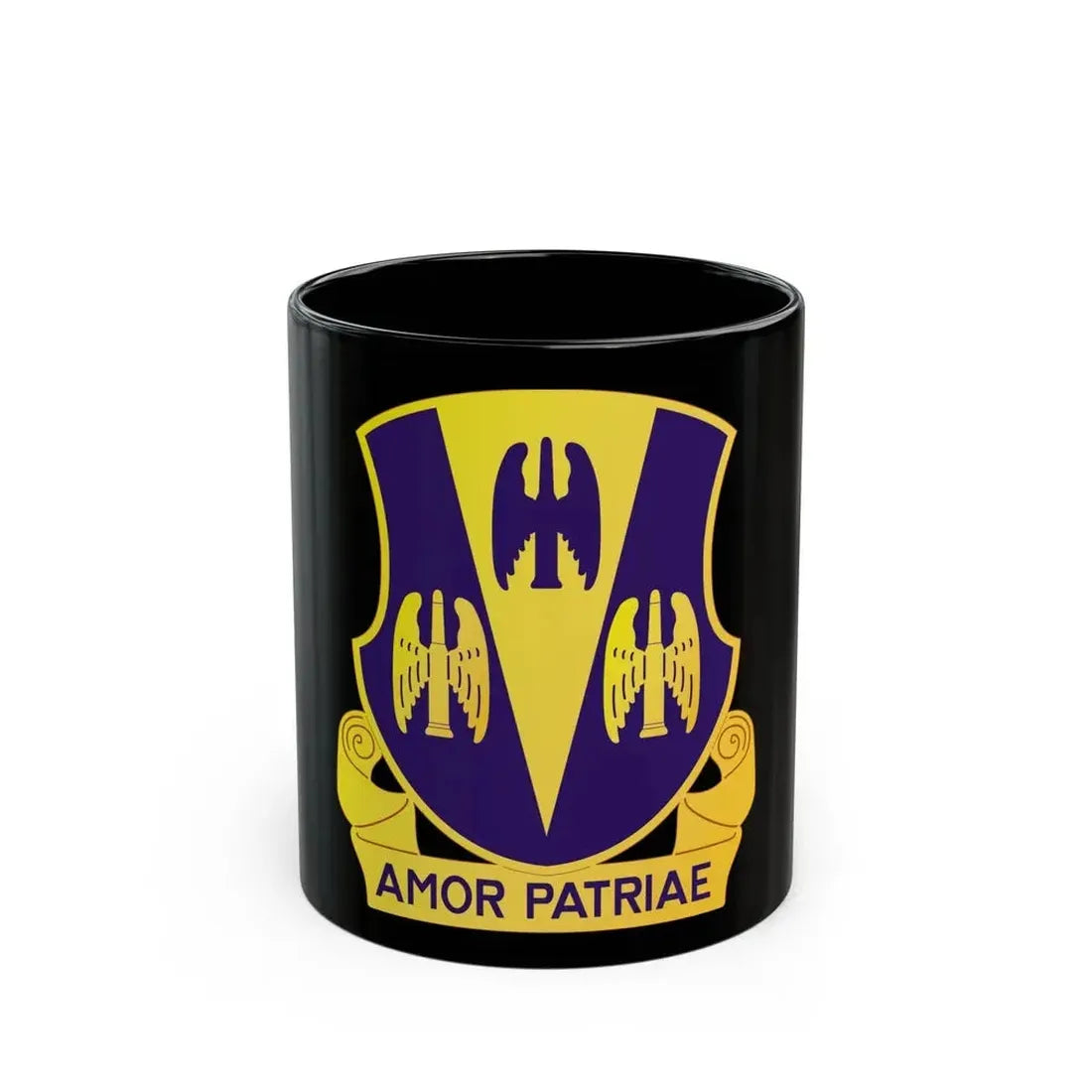 63 Antiaircraft Artillery Battalion (U.S. Army) Black Coffee Mug - Go Mug Yourself