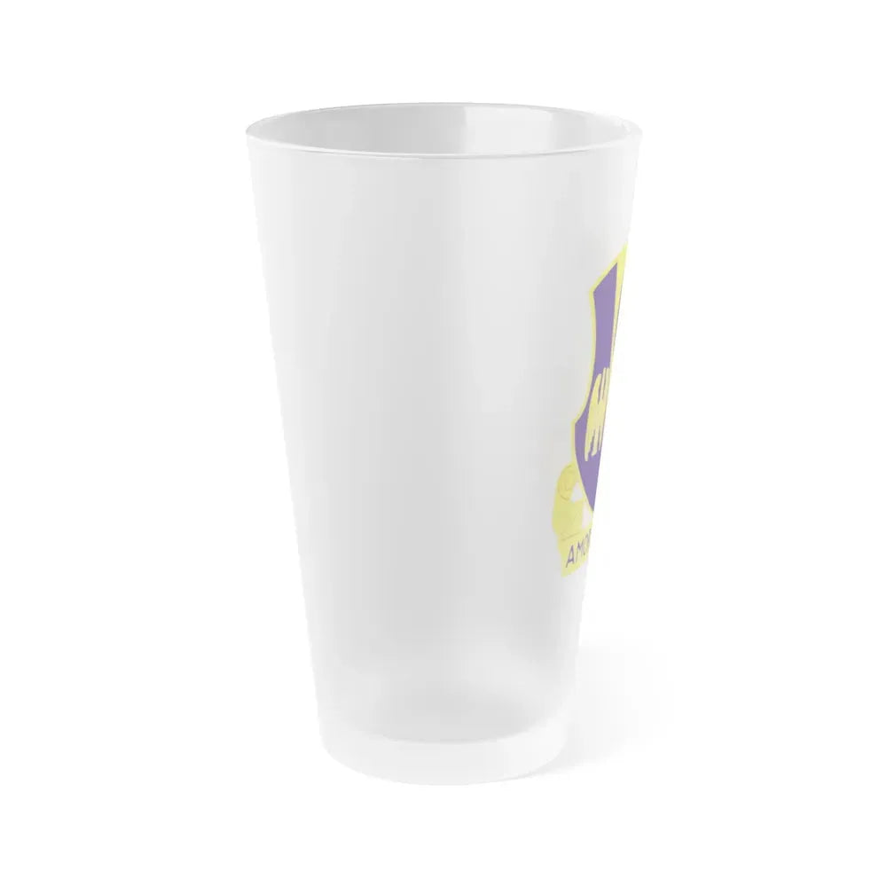 63 Antiaircraft Artillery Battalion (U.S. Army) Frosted Pint Glass 16oz - Go Mug Yourself