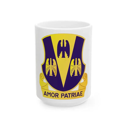 63 Antiaircraft Artillery Battalion (U.S. Army) White Coffee Mug 15oz - Go Mug Yourself