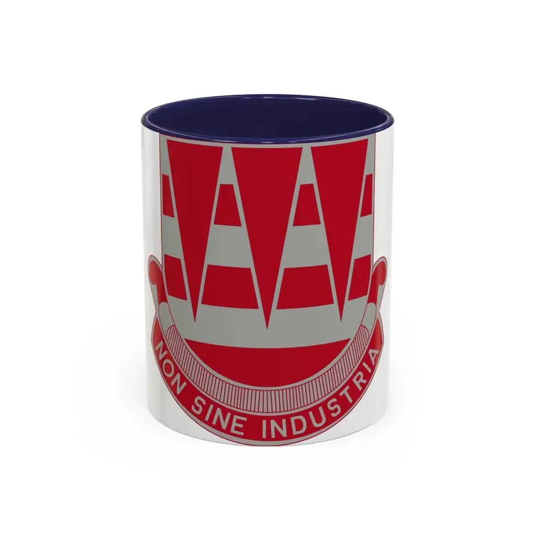 63 Engineer Battalion (U.S. Army) Accent Coffee Mug 11oz Navy - Go Mug Yourself