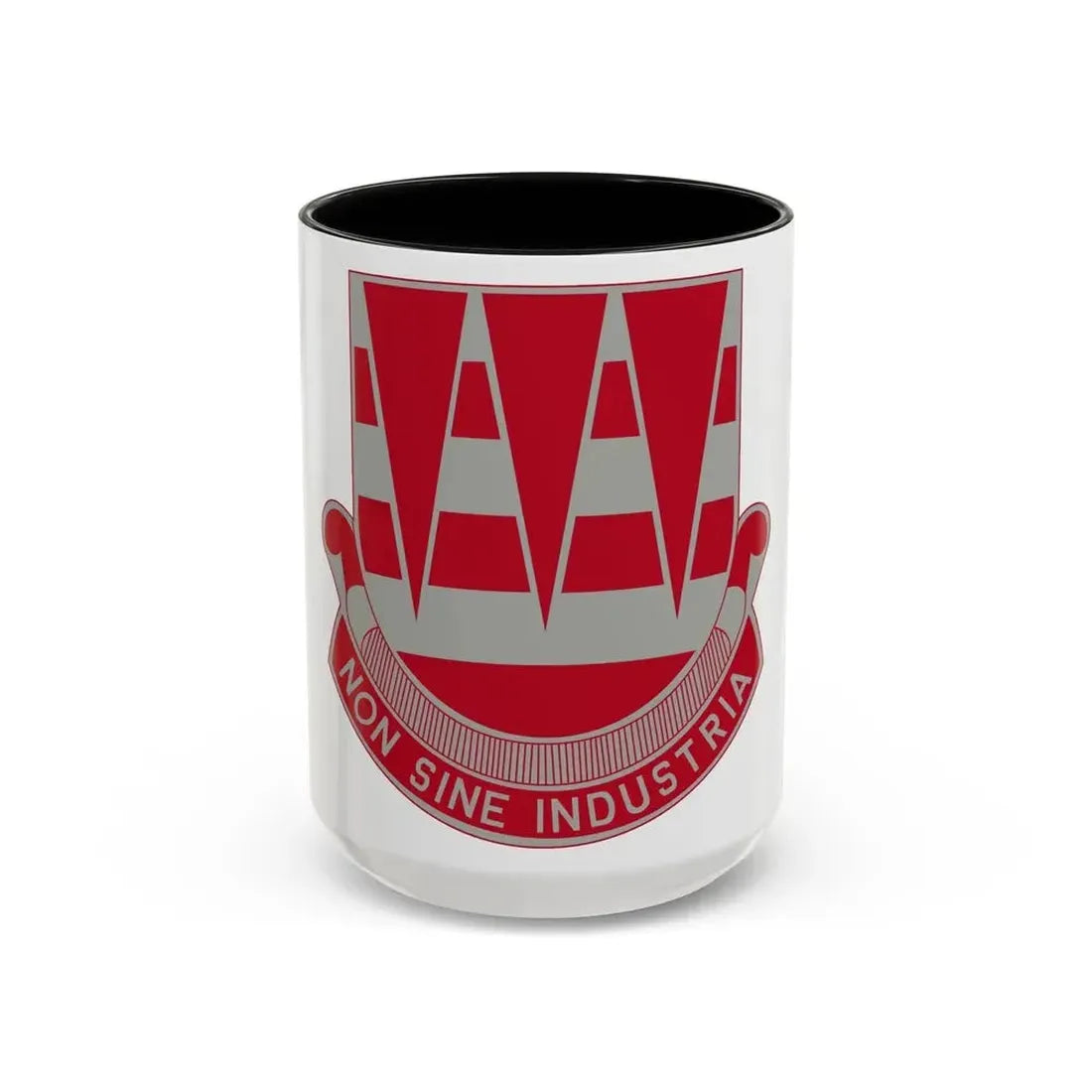 63 Engineer Battalion (U.S. Army) Accent Coffee Mug 15oz Black - Go Mug Yourself