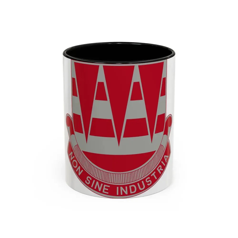 63 Engineer Battalion (U.S. Army) Accent Coffee Mug - Go Mug Yourself