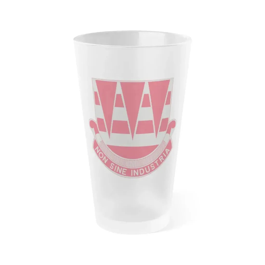 63 Engineer Battalion (U.S. Army) Frosted Pint Glass 16oz Default Title - Go Mug Yourself
