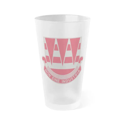 63 Engineer Battalion (U.S. Army) Frosted Pint Glass 16oz Default Title - Go Mug Yourself