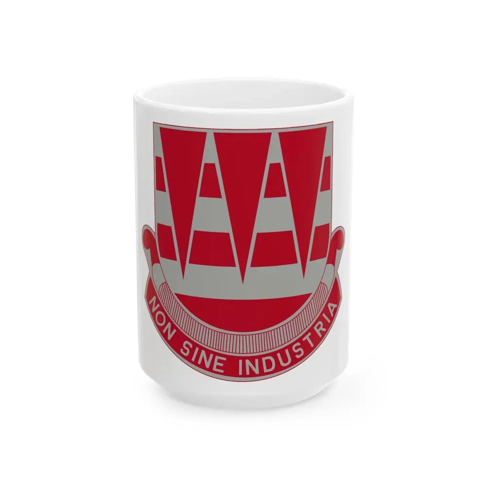 63 Engineer Battalion (U.S. Army) White Coffee Mug 15oz - Go Mug Yourself