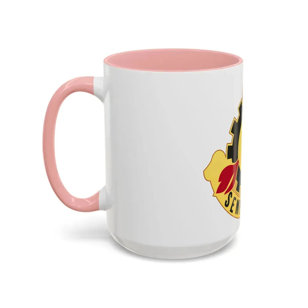63 Maintenance Battalion (U.S. Army) Accent Coffee Mug - Go Mug Yourself