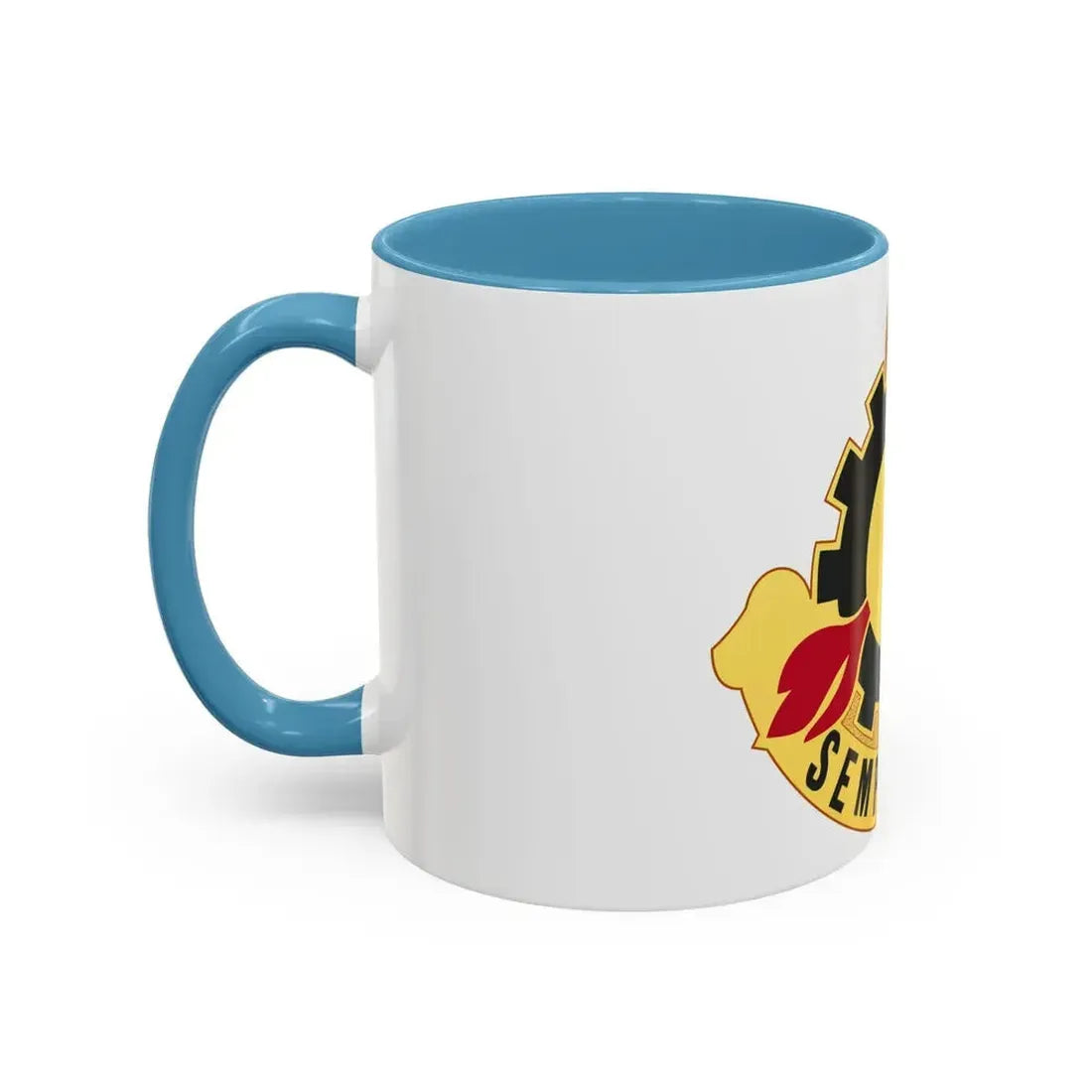 63 Maintenance Battalion (U.S. Army) Accent Coffee Mug - Go Mug Yourself