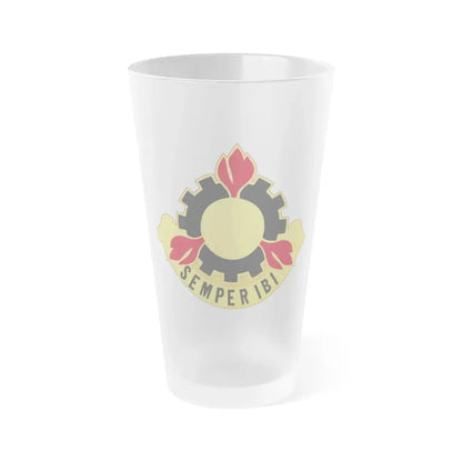 63 Maintenance Battalion (U.S. Army) Frosted Pint Glass 16oz Default Title - Go Mug Yourself