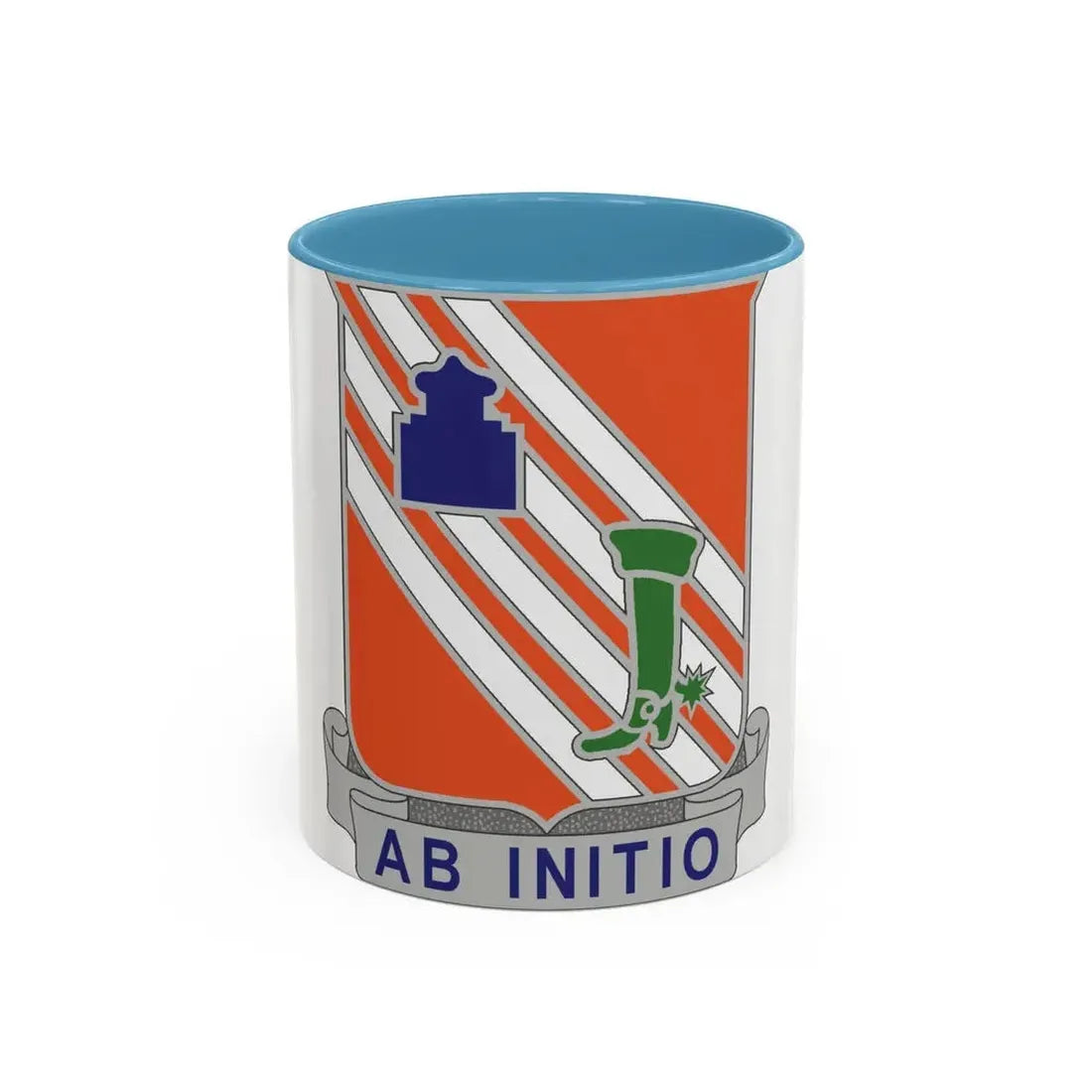 63 Signal Battalion (U.S. Army) Accent Coffee Mug 11oz Light Blue - Go Mug Yourself