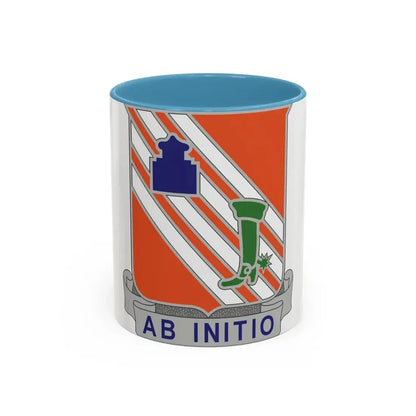63 Signal Battalion (U.S. Army) Accent Coffee Mug 11oz Light Blue - Go Mug Yourself