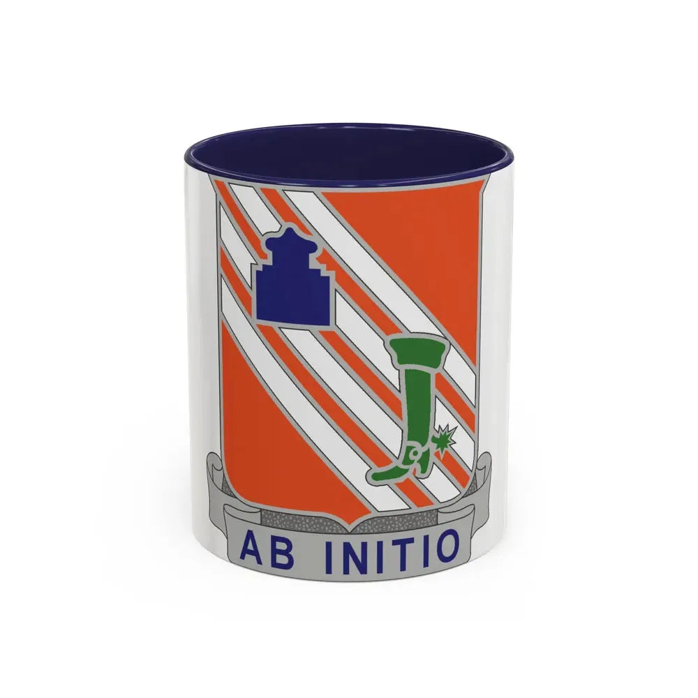 63 Signal Battalion (U.S. Army) Accent Coffee Mug 11oz Navy - Go Mug Yourself