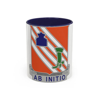 63 Signal Battalion (U.S. Army) Accent Coffee Mug 11oz Navy - Go Mug Yourself