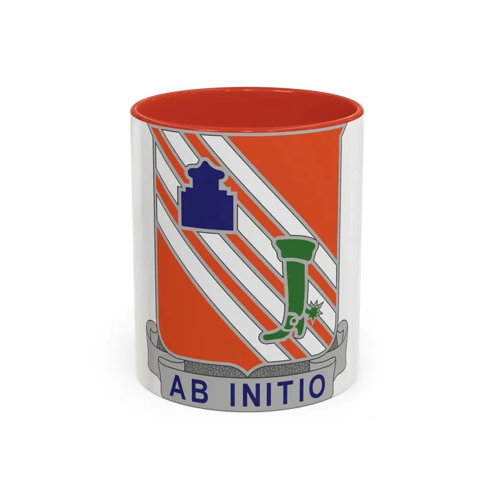 63 Signal Battalion (U.S. Army) Accent Coffee Mug 11oz Red - Go Mug Yourself