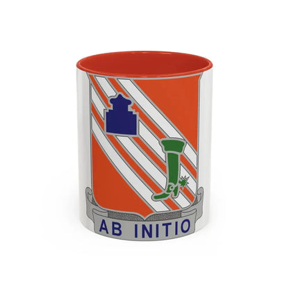 63 Signal Battalion (U.S. Army) Accent Coffee Mug 11oz Red - Go Mug Yourself