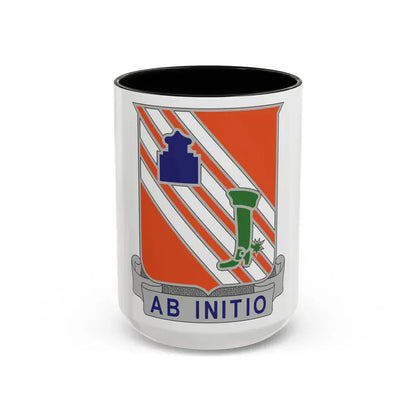 63 Signal Battalion (U.S. Army) Accent Coffee Mug 15oz Black - Go Mug Yourself