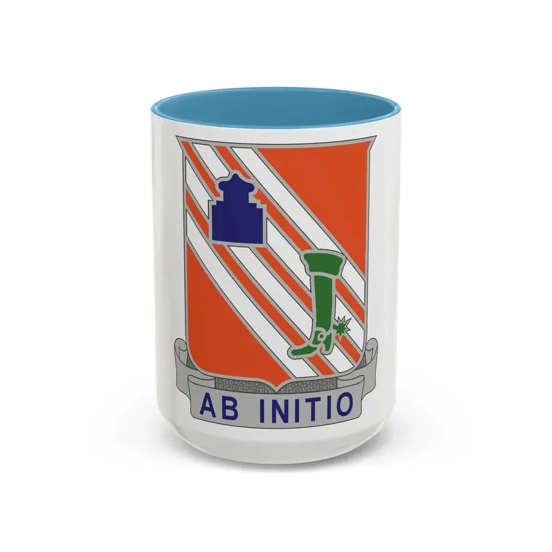 63 Signal Battalion (U.S. Army) Accent Coffee Mug 15oz Light Blue - Go Mug Yourself