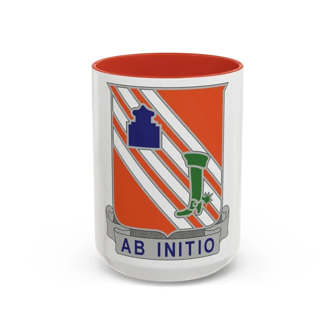 63 Signal Battalion (U.S. Army) Accent Coffee Mug 15oz Red - Go Mug Yourself