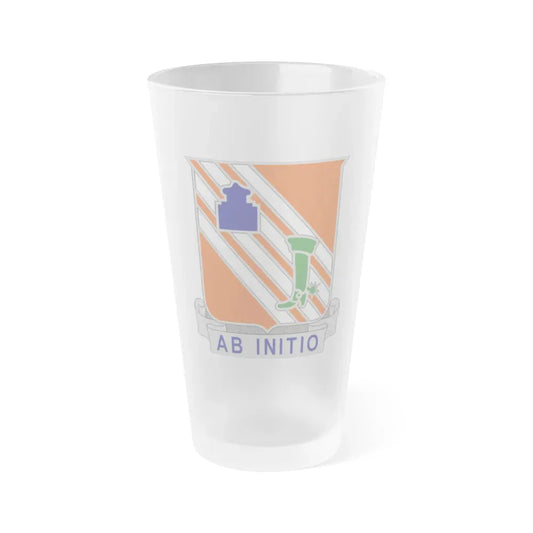 63 Signal Battalion (U.S. Army) Frosted Pint Glass 16oz Default Title - Go Mug Yourself
