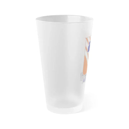 63 Signal Battalion (U.S. Army) Frosted Pint Glass 16oz - Go Mug Yourself