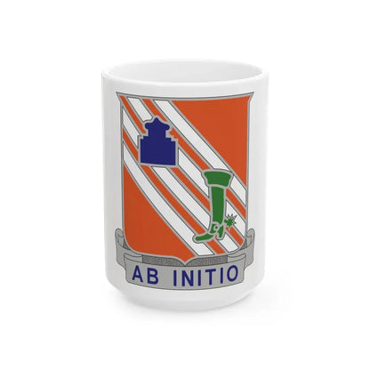 63 Signal Battalion (U.S. Army) White Coffee Mug 15oz - Go Mug Yourself