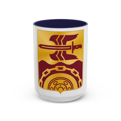 63 Transportation Battalion (U.S. Army) Accent Coffee Mug-15oz-Navy-Go Mug Yourself