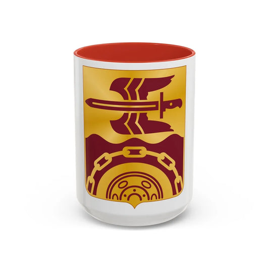 63 Transportation Battalion (U.S. Army) Accent Coffee Mug-15oz-Pink-Go Mug Yourself