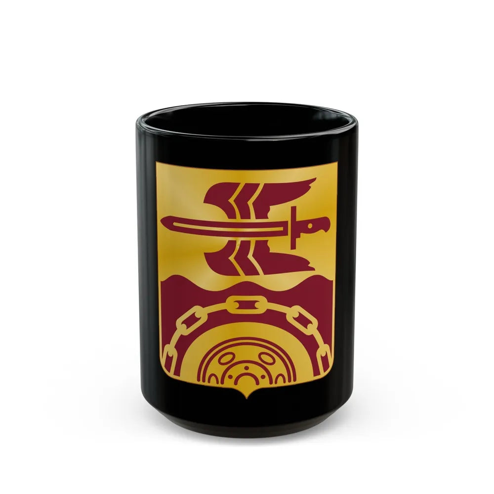 63 Transportation Battalion (U.S. Army) Black Coffee Mug-15oz-Go Mug Yourself